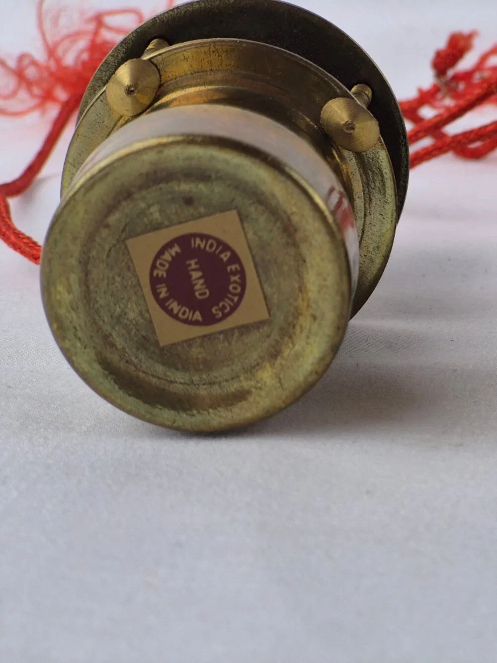 Vintage House of Lloyd Brass Coach Lamp Ornaments Set of 4